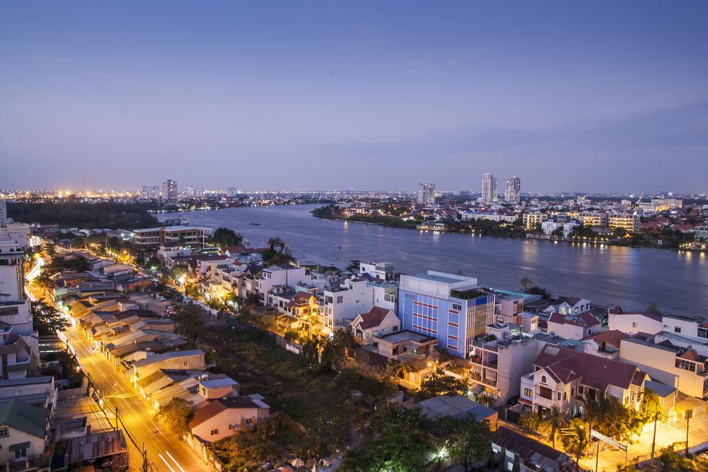 הו צ'י מין סיטי Charm Suite Residence Saigon מראה חיצוני תמונה