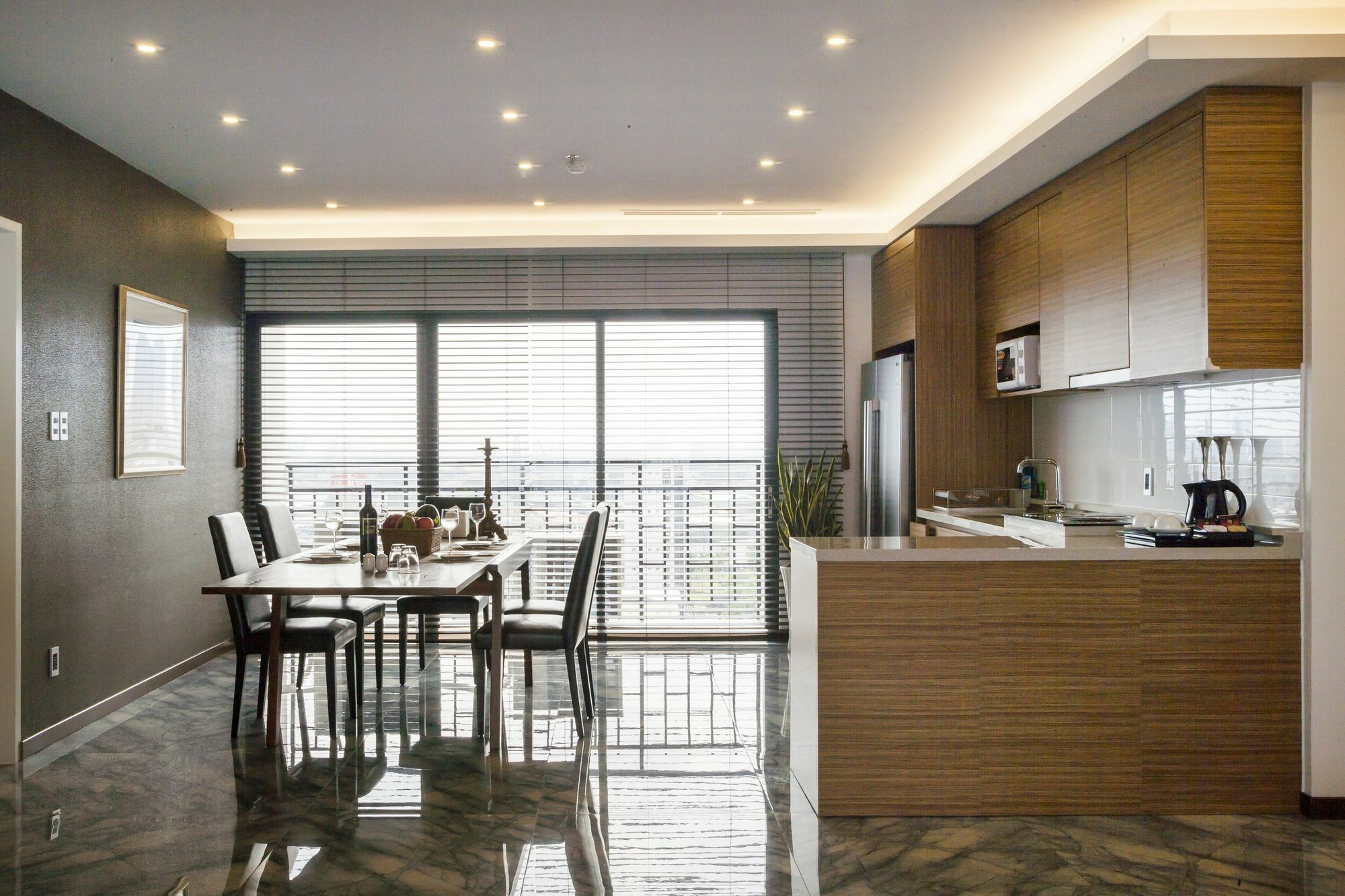 הו צ'י מין סיטי Charm Suite Residence Saigon מראה חיצוני תמונה