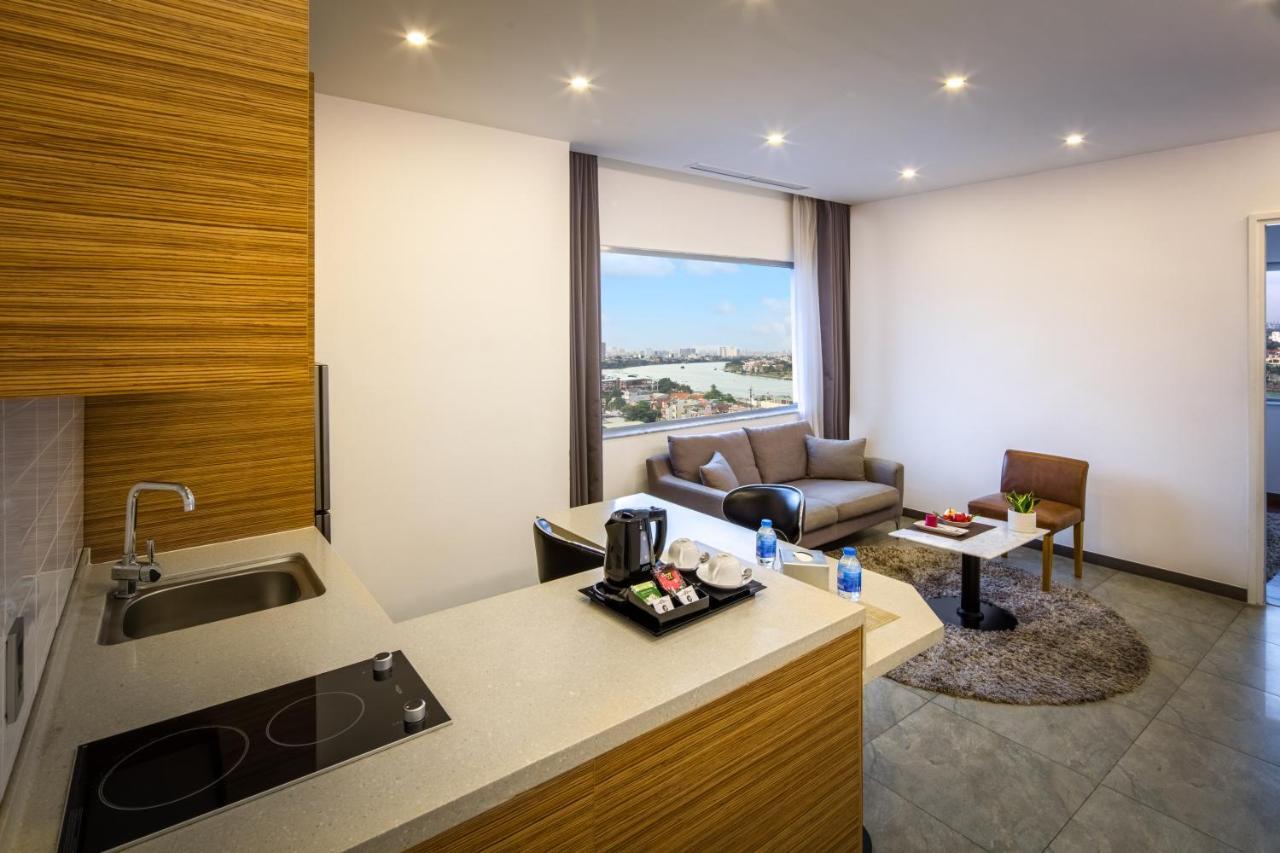 הו צ'י מין סיטי Charm Suite Residence Saigon מראה חיצוני תמונה